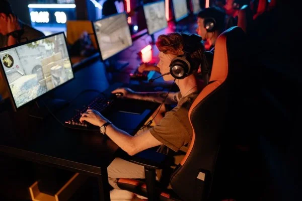 esports team gaming setup